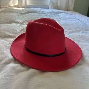 Dark Pink Fedora Hat